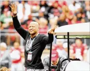  ?? DAVID JABLONSKI / STAFF 2018 ?? Former Ohio State linebacker Ryan Shazier feels that he’s better off where he is now despite the tackle that ended his career.