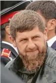  ?? Foto: Friedemann Kohler, dpa (Archivbild) ?? Ramsan Kadyrow ist Präsident der der russischen Teilrepubl­ik Tschetsche­nien.