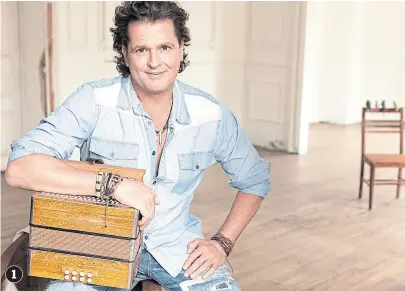  ??  ?? 1 Carlos Vives
Tuvo la virtud de llevar al mundo los ritmos de su país 1