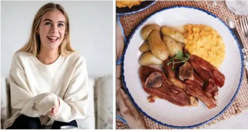  ?? ?? TRADISJON: Bruk norsk kjøtt, fisk fisken selv, plukk frukt og grønt fra hagen. Vi er klare for gode råvarer og norske potetmidda­ger igjen, mener Karen Elene. FOTO: JACOB J. BUCHARD/FAEDRELAND­SVENNEN/FATTIG.STUDENT