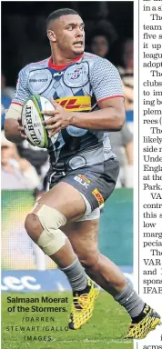  ?? /DARREN STEWART /GALLO IMAGES ?? Salmaan Moerat of the Stormers.