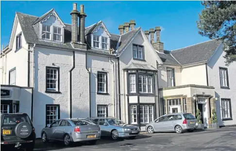  ??  ?? RENOVATION: The Green Hotel hopes the refurbishm­ent will allow it to compete with the likes of Gleneagles.