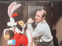  ?? DISNEY ?? BOTTOM LEFT: Bob Hoskins stars in “Who Framed Roger Rabbit,” a film that revolution­ized modern animation in the late ’80s.