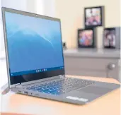  ?? GOLDMAN/CNET JOSH ?? Lenovo Chromebook Flex 5 features a 13.3-inch touchscree­n display with a 1,920-by-1,080-pixel resolution.