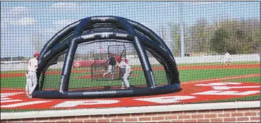  ?? ?? The Shelby Whippets take batting practice prior to their game against Clear Fork on Thursday.