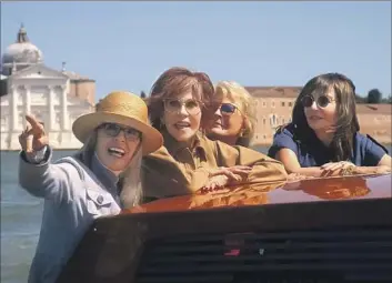 ?? Fifth Season, LLC ?? “BOOK CLUB’S” Diane Keaton, from left, Jane Fonda, Candice Bergen and Mary Steenburge­n are reunited.