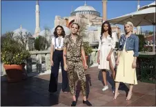  ?? COURTESY OF SONY PICTURES ?? Appearing in a scene from “Charlie’s Angels” are, from left, Naomi Scott, Kristen Stewart, Ella Balinska and Elizabeth Banks.