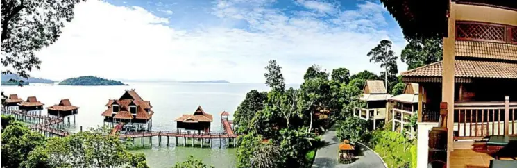  ??  ?? The serene Berjaya Langkawi Resort invites you to kick back your heels and retreat from the hustle and bustle of daily life.