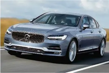  ??  ?? Stylishthe new S90 is a handsome looking machine