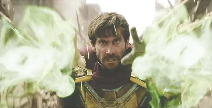  ?? Disney/marvel ?? Jake Gyllenhaal has opted for dynamic and often eccentric roles in many of his films, such as Mysterio in the recently released Spider-man: Far From Home.