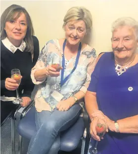  ??  ?? Top team Some of the volunteers who enjoyed the strawberry tea afternoon