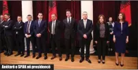  ??  ?? Anëtarë e SPAK në presidencë