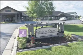  ?? MATTHEW BROWN — THE ASSOCIATED PRESS ?? The Canyon Creek Memory Care Community in Billings, Mont., is seen on Friday. The facility is reeling from an outbreak that has sickened more than 50 residents and 36 staff.