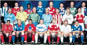  ?? ?? New era: The 22 founding Premier League sides get ready for 1992-93 season