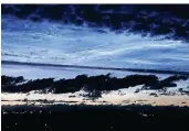  ?? FOTO: PLANETARIU­M
BOCHUM/DANIEL
FISCHER ?? Leuchtende Nachtwolke­n sind über Witten-Herbede zu sehen.