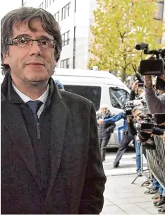  ?? Foto: Carlson, dpa ?? Sicher nicht wegen der berühmten Fritten in Brüssel: Der katalanisc­he Regierungs chef Puigdemont hält sich aus anderen Erwägungen in Belgien auf.