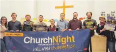  ?? FOTO:PR ?? Wollen Spaß, Action und Besinnung bieten: die Organisato­ren der Möhringer Church-Night, der Kirchen-Nacht.