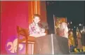  ??  ?? A young Tom Riley in a Hazlitt Drama Club production