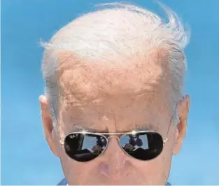  ?? AFP ?? Biden ayer durante su discurso sobre empleo en Luisiana