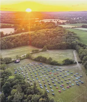  ?? ?? Drive-in movies at Loxwood