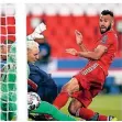  ?? FOTO: FRANCOIS MORI/dpa ?? Choupo-Moting erzielt die Münchner 1:0-Führung.