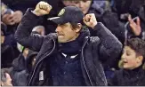  ??  ?? RIGHT ANSWERS: Conte says his players are doing all that is asked of a titlewinni­ng side