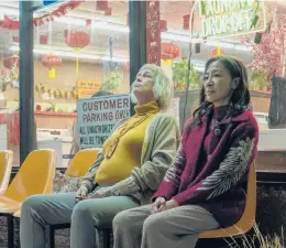  ?? ALLYSON ?? Jamie Lee Curtis, left, and Michelle Yeoh in “Everything Everywhere All At Once.” RIGGS/A24