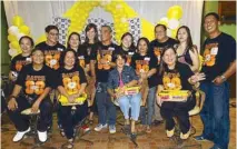  ??  ?? (Seated, from left) Bon Bonilla, Ms. Josie Remoquillo, Ms. Luisa Montojo and Mrs. Mary Jarilla; (standing, from left) Julieta MisaFontan­illa, Mario Capalad, Maricon Barinuevo-Rodriguez, Cecilia Acosta, Enrique Alger, Mary Grace Zapanta- Cruz, Jenalyn...