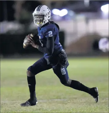  ?? PHOTO BY ANDY HOLZMAN ?? Reseda’s Kameran Charles played quarterbac­k in the spring but is looking to play at receiver this fall.