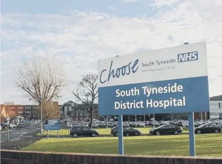  ??  ?? The person is being treated at South Tyneside Hospital.