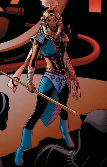 ?? (MARVEL) ?? La princesse Shuri, super-héroïne de «Black Panther», symbole de cette science-fiction qui redécouvre les figures féminines.