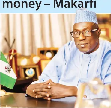  ??  ?? Senator Ahmed Mohammed Makarfi