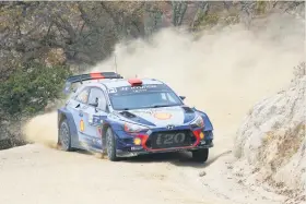  ??  ?? FAST STUFF. The weekend’s Polish Rally will present competitor­s with fast, winding gravel roads.