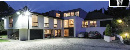  ??  ?? Wide open airy spaces are a characteri­stic of this architect overhauled property, with a sizeable patio for entertaini­ng on warm summer evenings, en-suite bathrooms and a well stocked games room which features the fullsize snooker table donated by the...