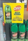  ?? LINDA JOHNSON / AP ?? Productos contra el zika