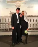  ?? ?? Chloe Sevigny and Siniša Mačković on their wedding day. Photograph: Instagram