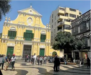  ?? PHOTO: EMMA DAY/FAIRFAX NZ ?? Swap the winter blues for the Portuguese influence and sunshine of Macau.