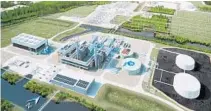  ?? FPL/COURTESY ?? Florida Power & Light Co.’s new $888 million a natural gas plant is planned for the site of the utility’s first power plant between State Road 7 and Southwest 30th Avenue in Dania Beach.
