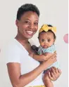  ??  ?? Chanele McFarlane, 28, with her daughter Eden, 3 months, says her family has limited trips outside because of Eden.