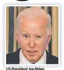  ?? ?? US President Joe Biden.