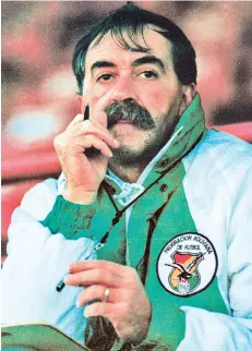  ?? HISTORIA DEL FúTBOL BOLIVIANO ?? Xabier Azkargorta, en 1993.