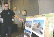  ?? BEA AHBECK/NEWS-SENTINEL ?? Leadership Lodi member Peter Rosado talks about planned renovation­s for the One-Eighty Teen Center in Lodi on Friday. The Leadership Lodi Class of 2017 has made the renovation­s their year-long project.