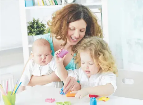  ??  ?? Mums do the heavy lifting when it comes to the unrelieved responsibi­lity, permanent distractio­n and, most of all, love so vital to raising children and holding families together