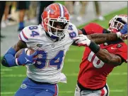  ?? ASSOCIATED PRESS ?? Florida tight end Kyle Pitts, generally viewed as the most dynamic playmaker in this year’s draft, is one the Bengals are likely to consider with the No. 5 pick.