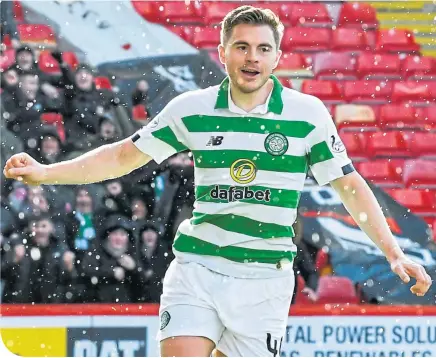  ??  ?? James Forrest started the week by scoring against Aberdeen, then signed a new four-year contract