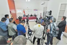  ?? ?? El informe de gestión fue presentado ayer a la mañana.