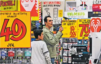  ?? Photo / Getty Images ?? JB Hi-fi’s sales in New Zealand have climbed 5.8 per cent to $131.8m.