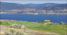  ?? ?? Contribute­d
A golfer is suing the Wow Golf Club in Penticton after crashing his cart two years ago.