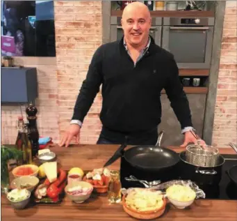  ??  ?? Kilarney chef and restaurant owner, Paul Treyvaud, has started an online cooking show ‘Cooking with the Treyvauds’.