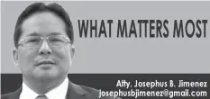  ??  ?? Whatever may be our difference­s and conflicts, even in the most serious of cases, charity should never be sacrificed. We are meant to love one another. This is a Christian principle that is spot on. This has basis on what Christ himself said and...